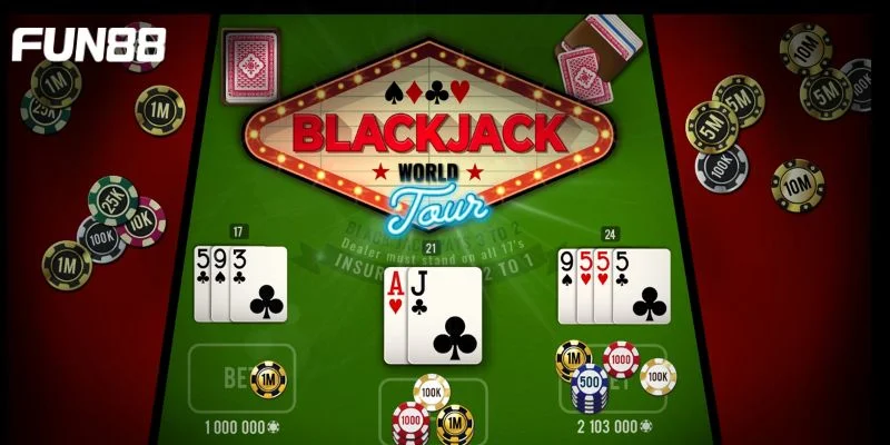 Game bài Blackjack Fun88 là lãnh địa sát phạt đỉnh cao bet thủ không thể bỏ lỡ.